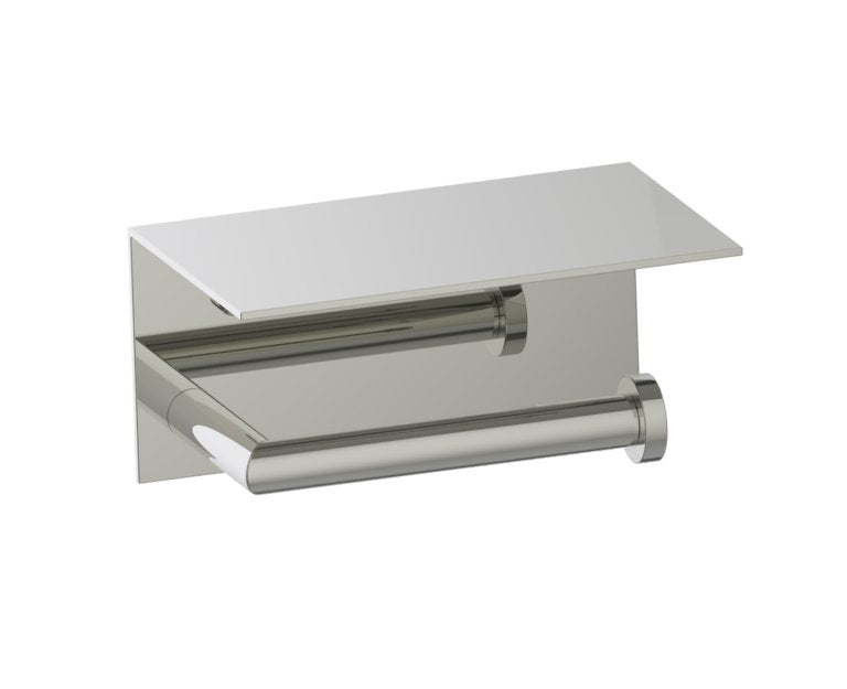 Kartners OSLO SINGLE TOILET PAPER HOLDER WITH SHELF (PLEASE CALL US FOR SPECIAL PRICING)