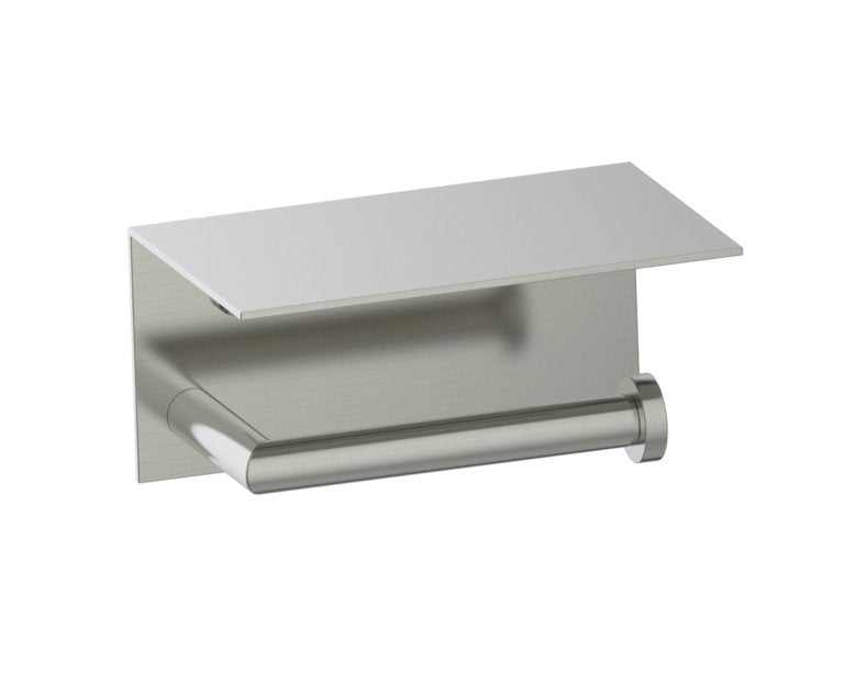 Kartners OSLO SINGLE TOILET PAPER HOLDER WITH SHELF (PLEASE CALL US FOR SPECIAL PRICING)