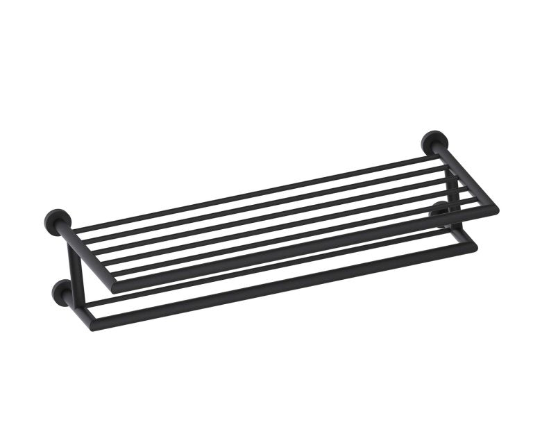 Kartners OSLO TOWEL SHELF W/ DOUBLE TOWEL BAR 24" (PLEASE CALL US FOR SPECIAL PRICING)