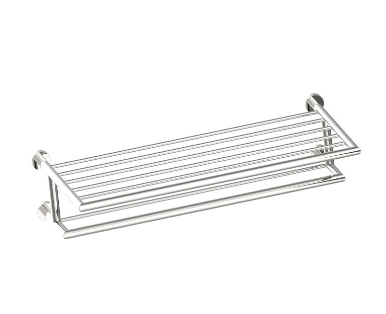 Kartners OSLO TOWEL SHELF W/ DOUBLE TOWEL BAR 24" (PLEASE CALL US FOR SPECIAL PRICING)