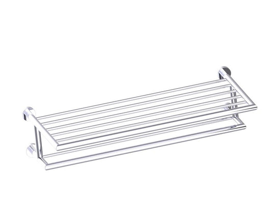 Kartners OSLO TOWEL SHELF W/ DOUBLE TOWEL BAR 24" (PLEASE CALL US FOR SPECIAL PRICING)