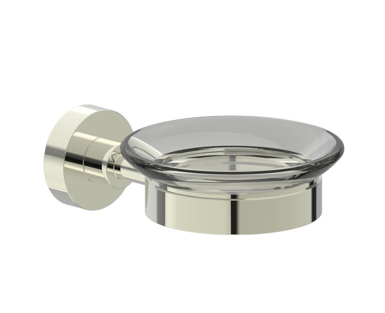 Kartners Oslo Wall Mounted Soap Dish with Clear Glass (PLEASE CALL US FOR SPECIAL PRICING)