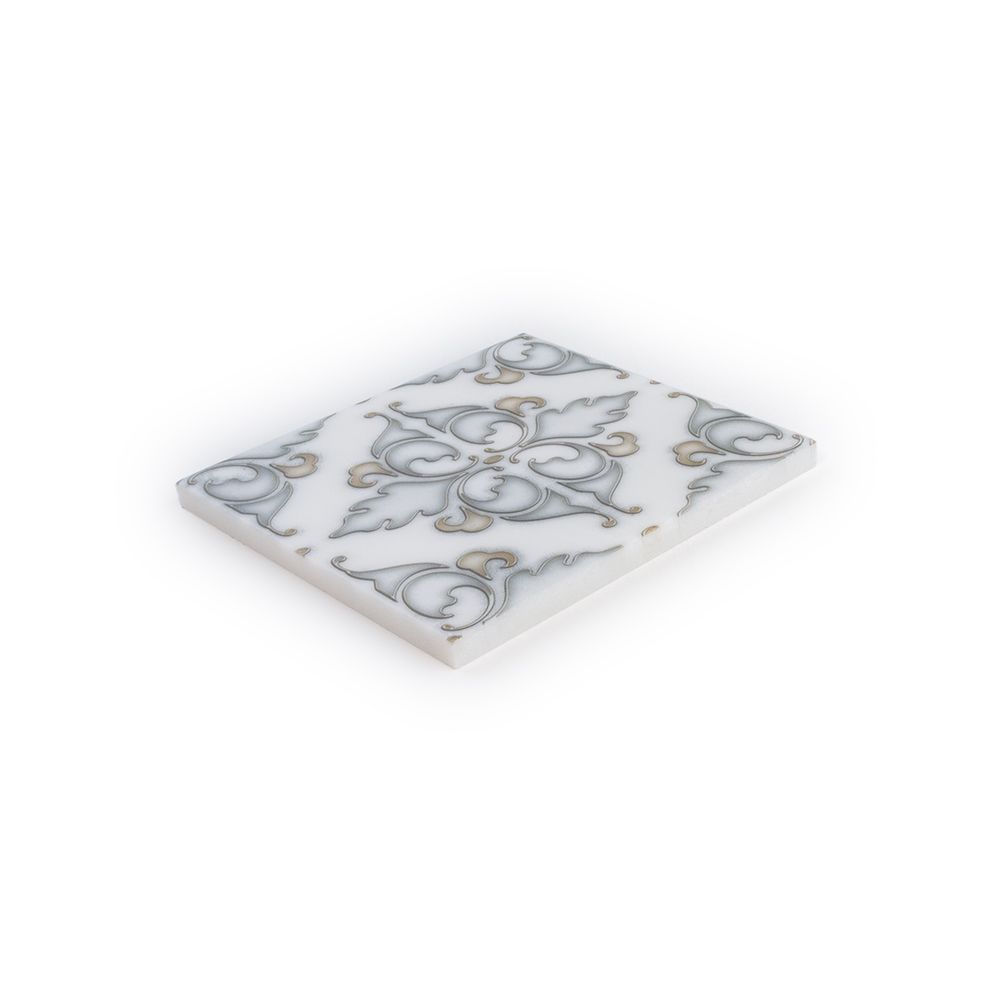 Hindu Temple Field Tile 6" x 6" Classic Statuario  15179 - Jeffrey Court (Please Call us for Special Pricing)