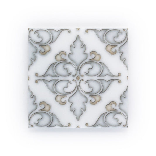 Hindu Temple Field Tile 6" x 6" Classic Statuario  15179 - Jeffrey Court (Please Call us for Special Pricing)
