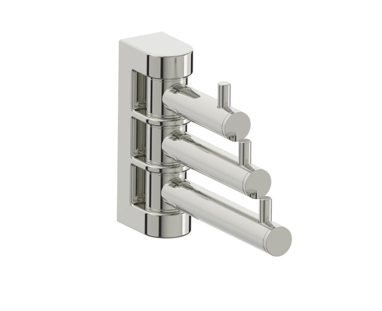 Kartners Seville Triple Robe Hook - Pivoting (PLEASE CALL US FOR SPECIAL PRICING)
