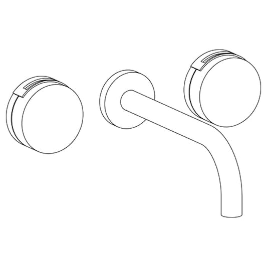 WATERMARK Elements 21 Wall Mounted 3 Hole Lavatory Set with 8 3/4" spout 21-2.2M-E1 (ON SALE)