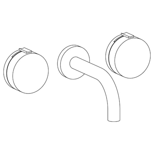 WATERMARK Elements 21 Wall Mounted 3 Hole Lavatory Set with 8 3/4" spout 21-2.2M-E2 (ON SALE)