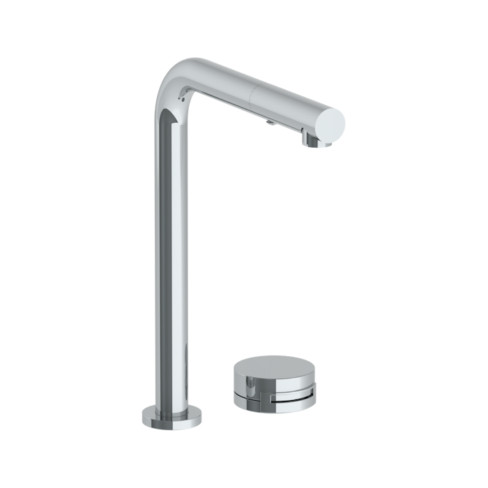 WATERMARK Elements 21 Deck Mounted 2 Hole Square Top Kitchen Faucet with Pull Out Spray 21-7.1.3P1-E1 (ON SALE)