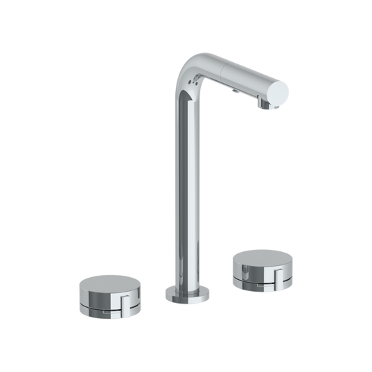 WATERMARK Elements 21 Deck Mounted 3 Hole Square Top Prep Faucet with Pull Out Spray 21-9P3-E2 (ON SALE)