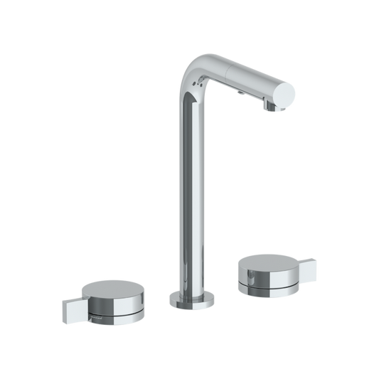 WATERMARK Elements 21 Deck Mounted 3 Hole Square Top Prep Faucet with Pull Out Spray 21-9P3-E3 (ON SALE)