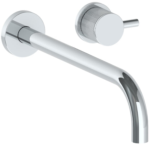 WATERMARK Titanium 22 Wall Mounted 2 Hole Lavatory Set with 11 7/8" Spout 22-1.2L-TIC (ON SALE)
