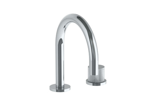 WATERMARK Titanium 22 Deck Mounted 2 Hole Gooseneck Lavatory Set with Short Spout 22-1.3S-TIA (ON SALE)