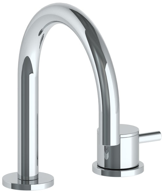 WATERMARK Titanium 22 Deck Mounted 2 Hole Gooseneck Lavatory Set with Short Spout 22-1.3S-TIB (ON SALE)