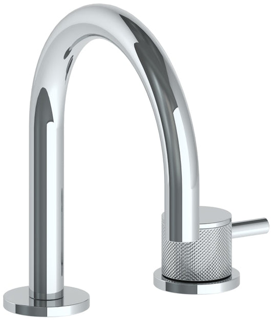 WATERMARK Titanium 22 Deck Mounted 2 Hole Gooseneck Lavatory Set with Short Spout 22-1.3S-TIC (ON SALE)