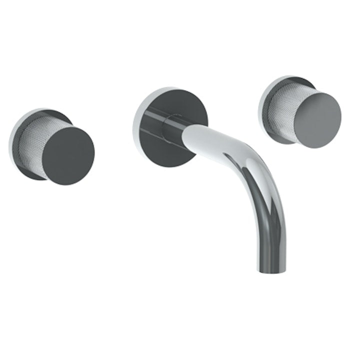 WATERMARK Titanium 22 Wall Mounted 3 Hole Lavatory Set with 6" Spout 22-2.2S-TIA (ON SALE)