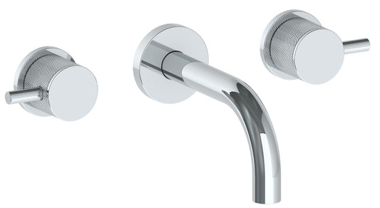 WATERMARK Titanium 22 Wall Mounted 3 Hole Lavatory Set with 6" Spout 22-2.2S-TIC (ON SALE)