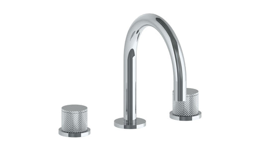WATERMARK Titanium 22 Deck Mounted 3 Hole Gooseneck Lavatory Set with Short Spout 22-2S-TIA (ON SALE)