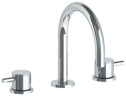WATERMARK Titanium 22 Deck Mounted 3 Hole Gooseneck Lavatory Set with Short Spout 22-2S-TIB (ON SALE)