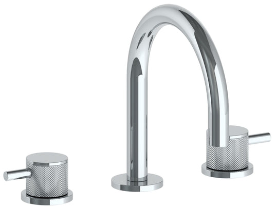 WATERMARK Titanium 22 Deck Mounted 3 Hole Gooseneck Lavatory Set with Short Spout 22-2S-TIC (ON SALE)