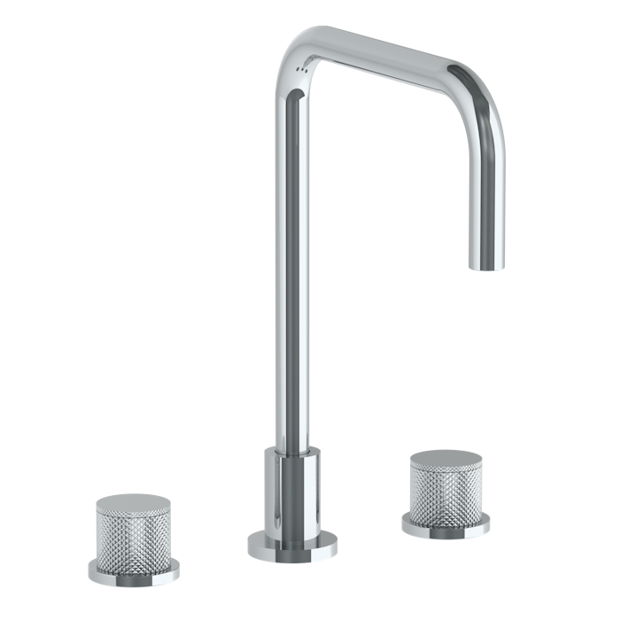 WATERMARK Titanium 22 Deck Mounted 3 Hole Square Top Kitchen Faucet 22-7-TIA (ON SALE)