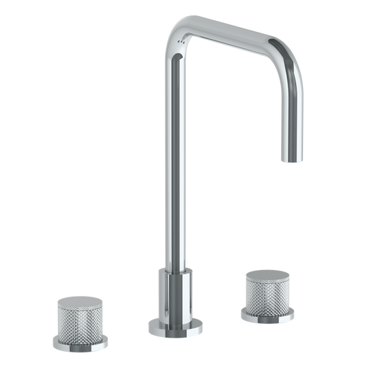 WATERMARK Titanium 22 Deck Mounted 3 Hole Square Top Kitchen Faucet 22-7-TIA (ON SALE)