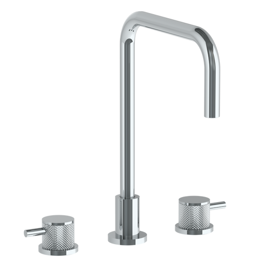 WATERMARK Titanium 22 Deck Mounted 3 Hole Square Top Kitchen Faucet 22-7-TIC (ON SALE)