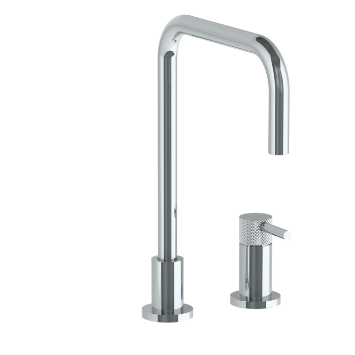 WATERMARK Titanium 22 Deck Mounted 2 Hole Square Top Kitchen Faucet 22-7.1.3-TICV (ON SALE)