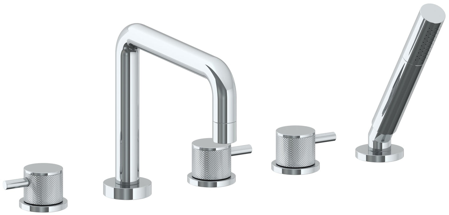 WATERMARK Titanium 22 Deck Mounted 5 hole Square Bath set 22-8.26.1-TIC (ON SALE)