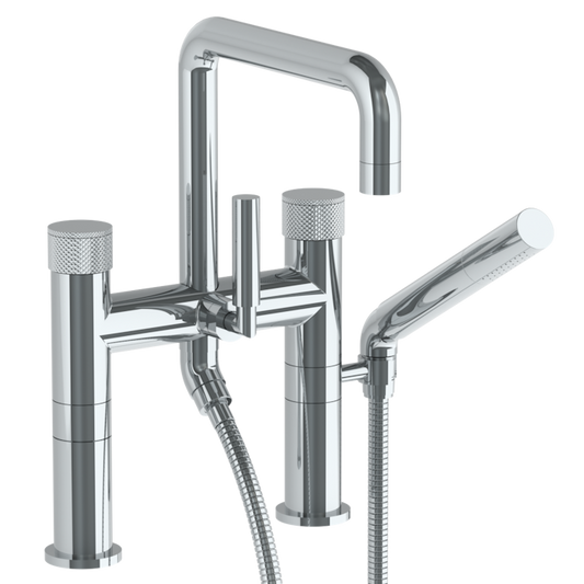 WATERMARK Titanium 22 Deck Mounted Exposed Square Bath Set with Hand Shower 22-8.26.2-TIA (ON SALE)