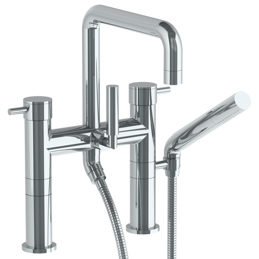 WATERMARK Titanium 22 Deck Mounted Exposed Square Bath Set with Hand Shower 22-8.26.2-TIB (ON SALE)