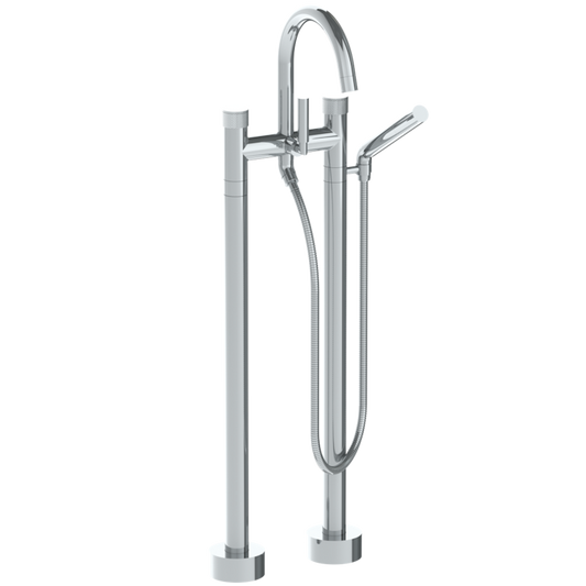 WATERMARK Titanium 22 Floor Standing Bath set with Gooseneck Spout and Slim Hand Shower 22-8.3-TIA (ON SALE)