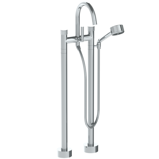 WATERMARK Titanium 22 Floor Standing Bath set with Gooseneck Spout and Volume Hand Shower 22-8.3V-TIA (ON SALE)