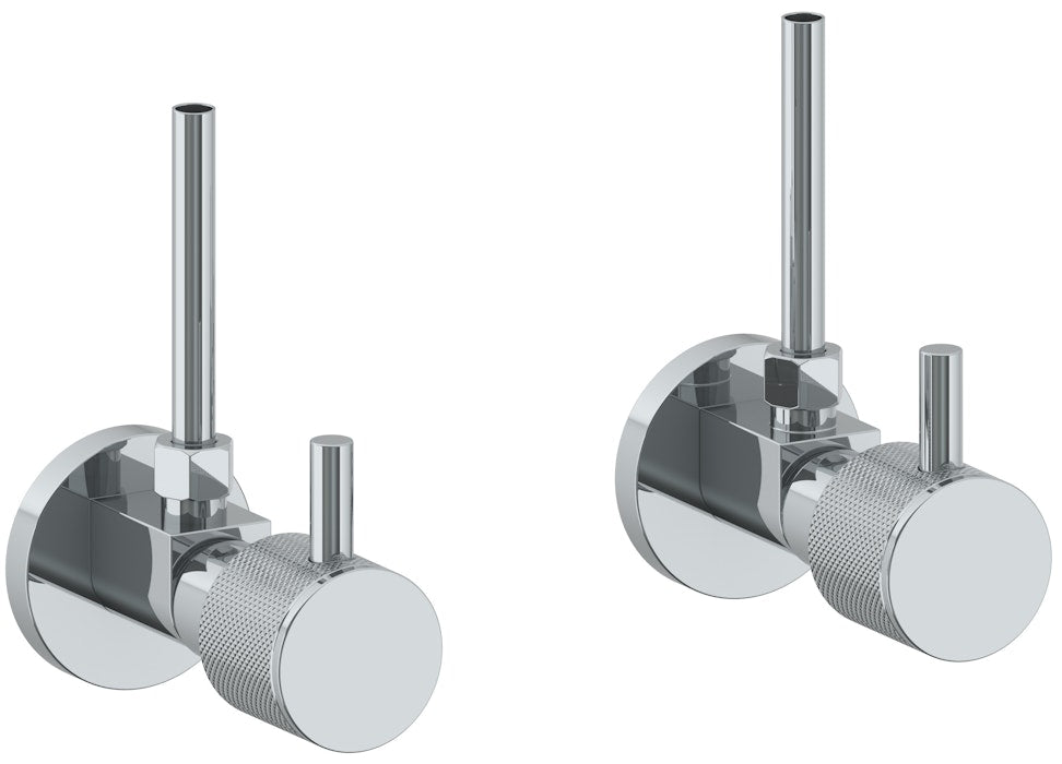 WATERMARK Titanium 22 Lavatory Angle Stop Kit -1/2 IPS x 3/8 OD Compression 22-MAS2-TIC (ON SALE)
