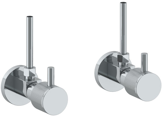 WATERMARK Titanium 22 Lavatory Angle Stop Kit -1/2 IPS x 3/8 OD Compression 22-MAS2-TIC (ON SALE)