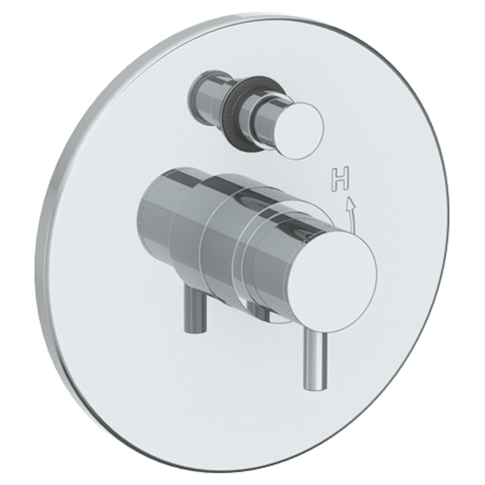 WATERMARK Titanium 22 Wall Mounted Pressure Balance Shower Trim with Diverter, 7" dia. Hose 22-P90-TIB (ON SALE)