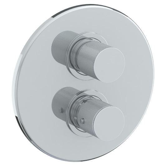 WATERMARK Titanium 22 Wall Mounted Thermostatic Shower Trim with built-in control, 7 1/2" dia. 22-T20-TIA (ON SALE)