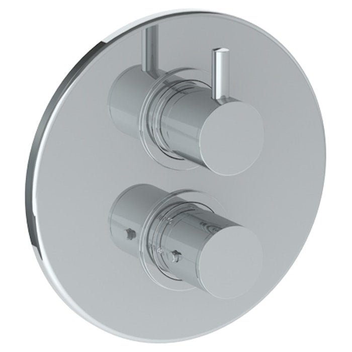 WATERMARK Titanium 22 Wall Mounted Thermostatic Shower Trim with built-in control, 7 1/2" dia. 22-T20-TIB (ON SALE)