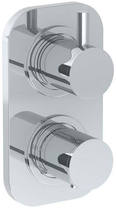 WATERMARK Titanium 22 Wall Mounted Mini Thermostatic Shower Trim with built-in control, 3 1/2" 22-T25-TIB (ON SALE)