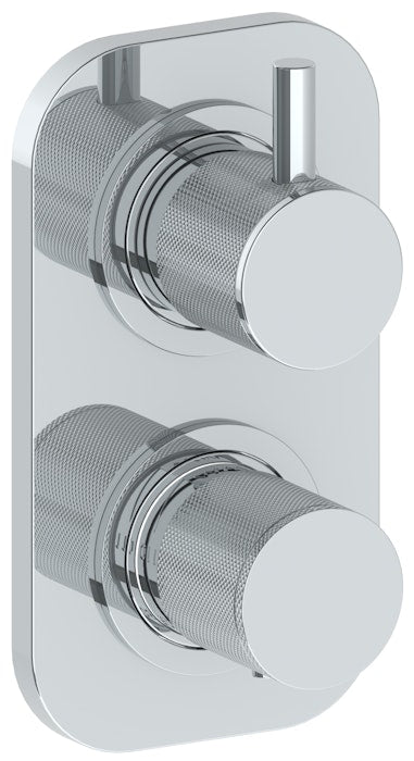 WATERMARK Titanium 22 Wall Mounted Mini Thermostatic Shower Trim with built-in control, 3 1/2" 22-T25-TIC (ON SALE)
