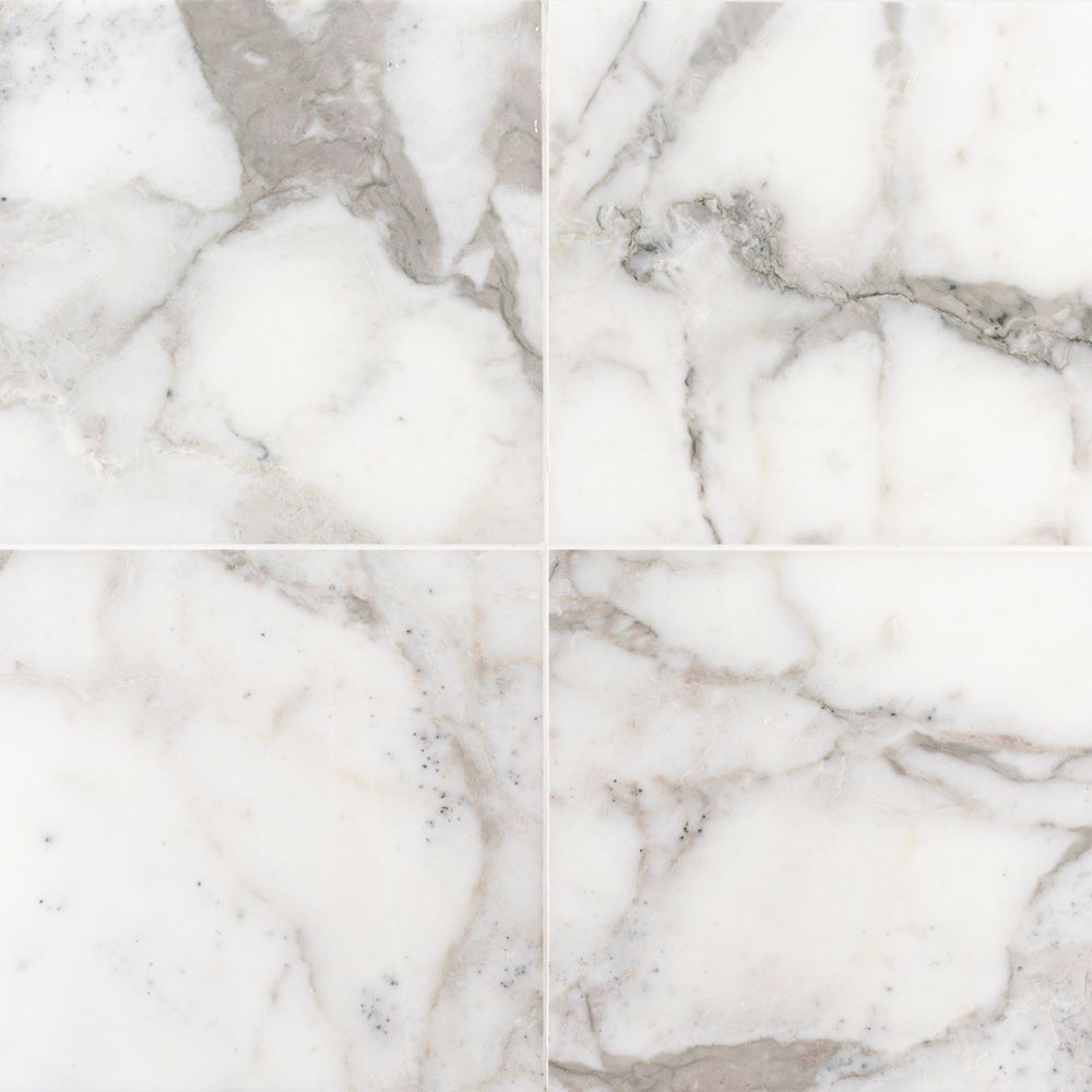 10" x 20" Arabescato  22119 - Exotic Marble Collection (Please Call for Special Pricing) Black Tie