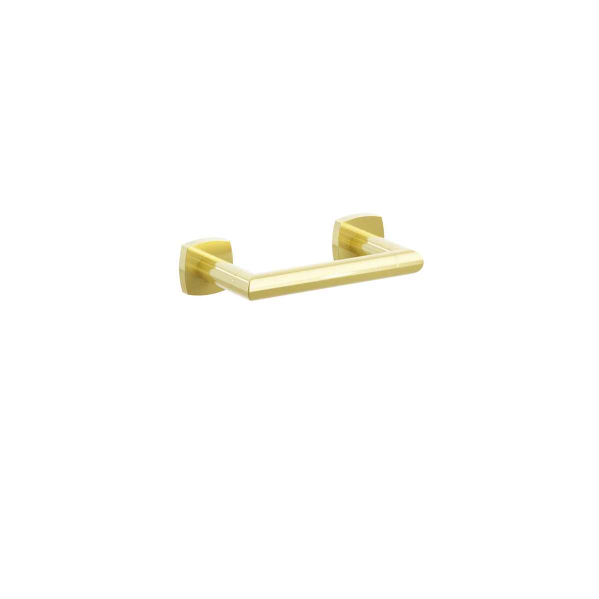 Emtek 2284 Soft Square rosette in Unlacquered Brass