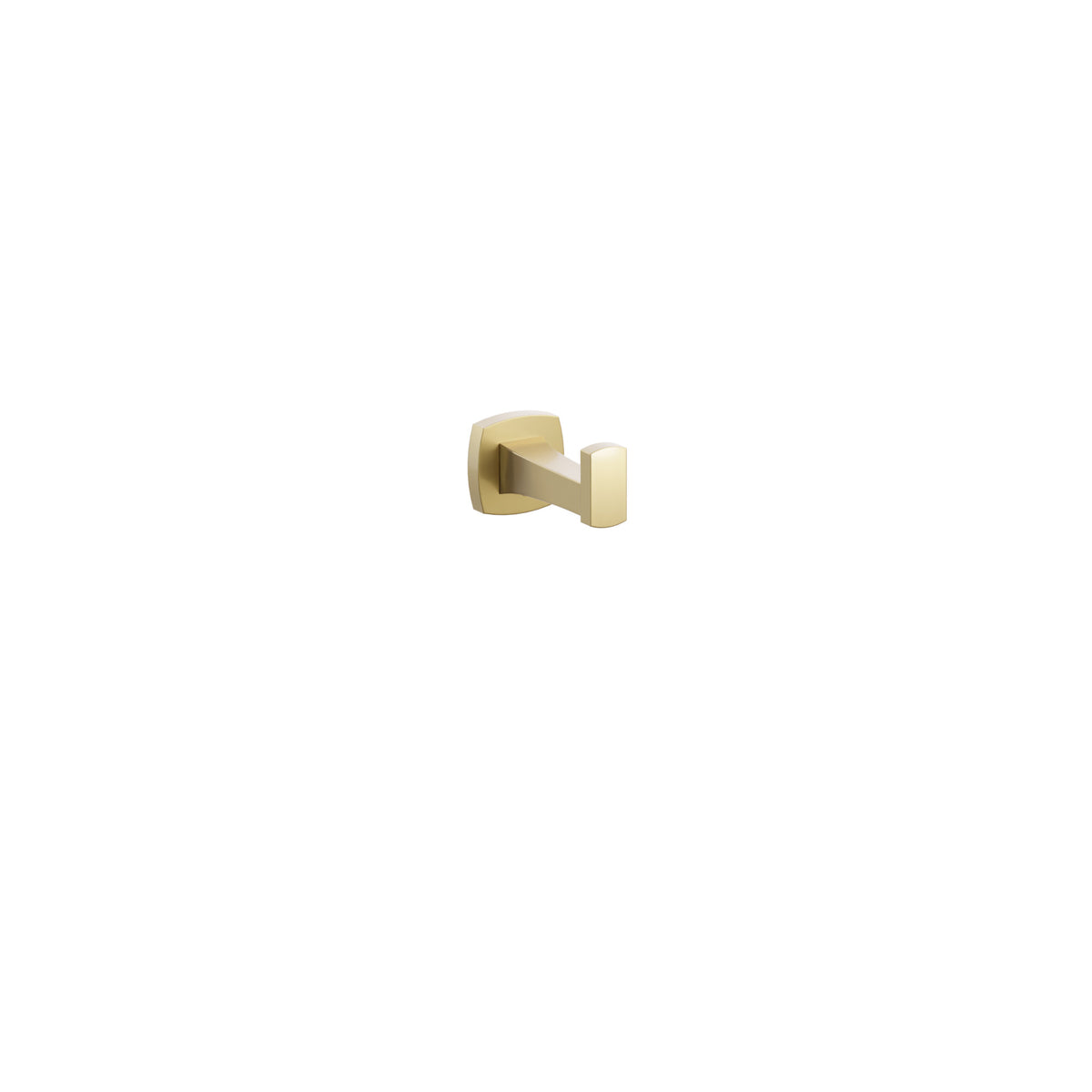 Emtek 2295 Transitional Flared Robe Hook in French Antique with Soft Square Rosette – 2295FQUS7