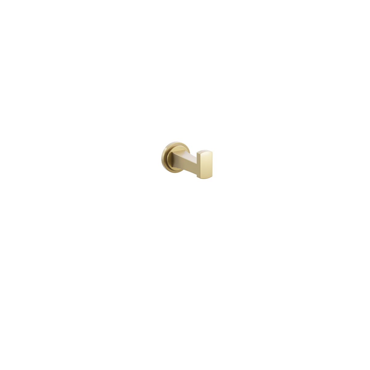 Emtek 2295 Transitional Flared Robe Hook in French Antique with Step Disk Rosette – 2295TDUS7