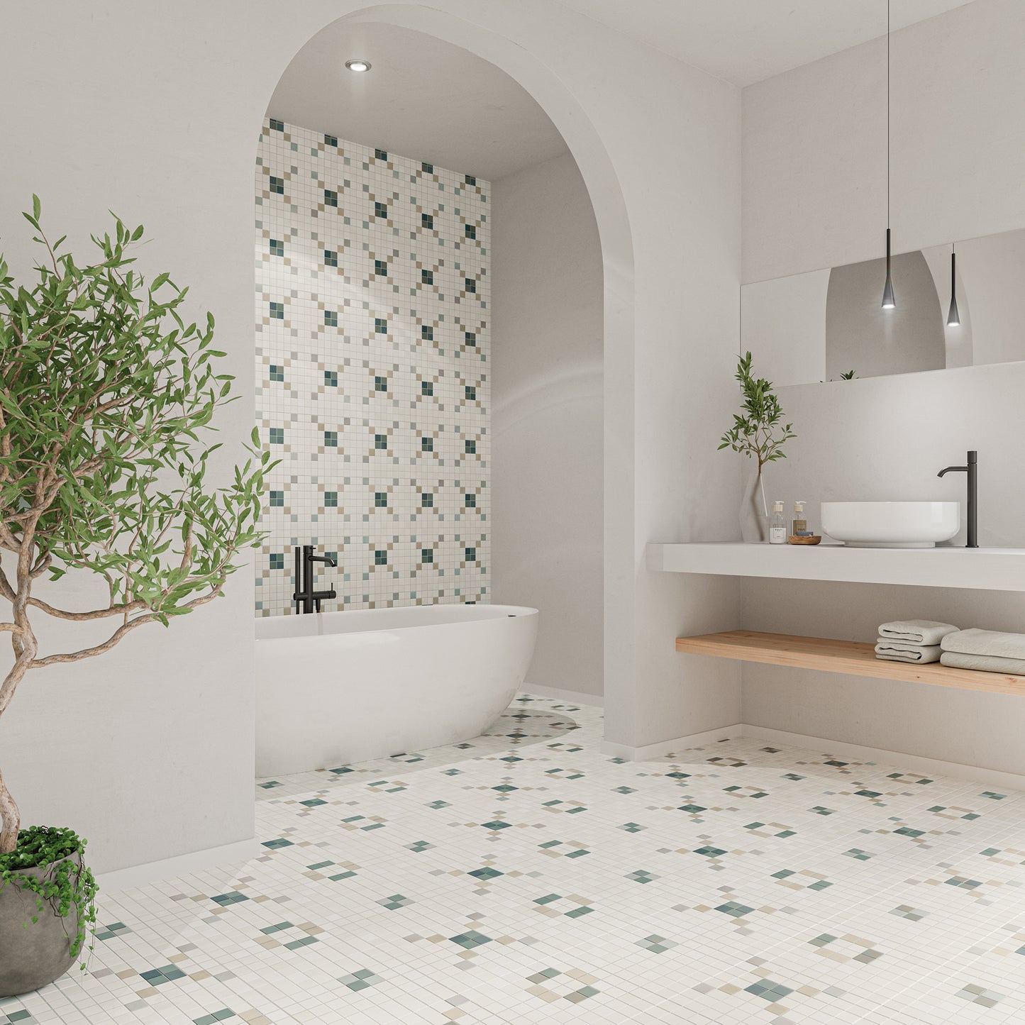 WOW TILE TESSERAE COLLECTION - PLAY 11"X11" (PLEASE CALL US FOR SPECIAL PRICING)