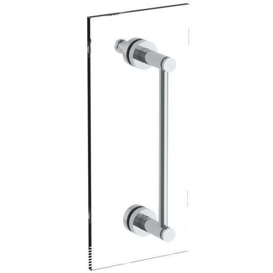 WATERMARK Loft 23 Loft 2.0 12" Shower Door Pull With Knob / Glass Mount Towel Bar with Hook 23-0.1-12SDP (ON SALE)