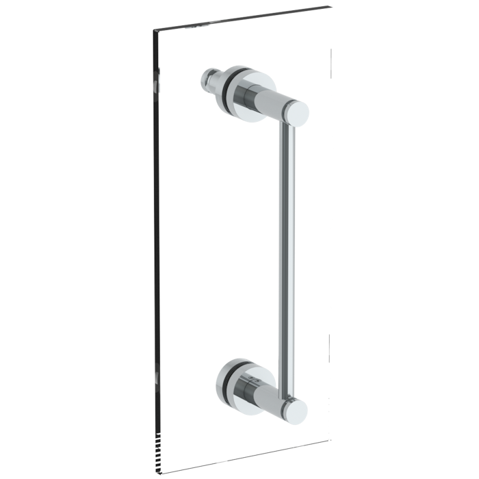 WATERMARK Loft 23 Loft 2.0 12" Shower Door Pull With Knob / Glass Mount Towel Bar with Hook 23-0.1-12SDP (ON SALE)