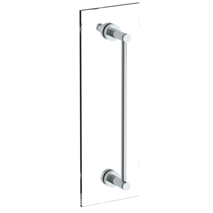 WATERMARK Loft 23 Loft 2.0 18" Shower Door Pull With Knob / Glass Mount Towel Bar with Hook 23-0.1-18SDP (ON SALE)