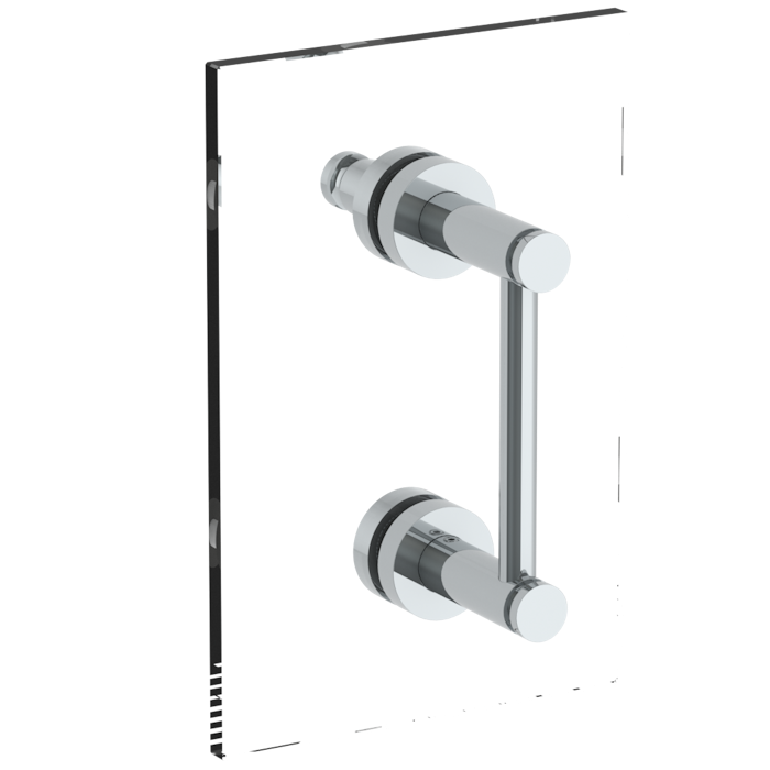 WATERMARK Loft 23 Loft 2.0 6" Shower Door Pull With Knob / Glass Mount Towel Bar with Hook 23-0.1-6SDP (ON SALE)