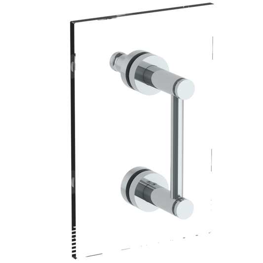 WATERMARK Loft 23 Loft 2.0 6" Shower Door Pull With Knob / Glass Mount Towel Bar with Hook 23-0.1-6SDP (ON SALE)