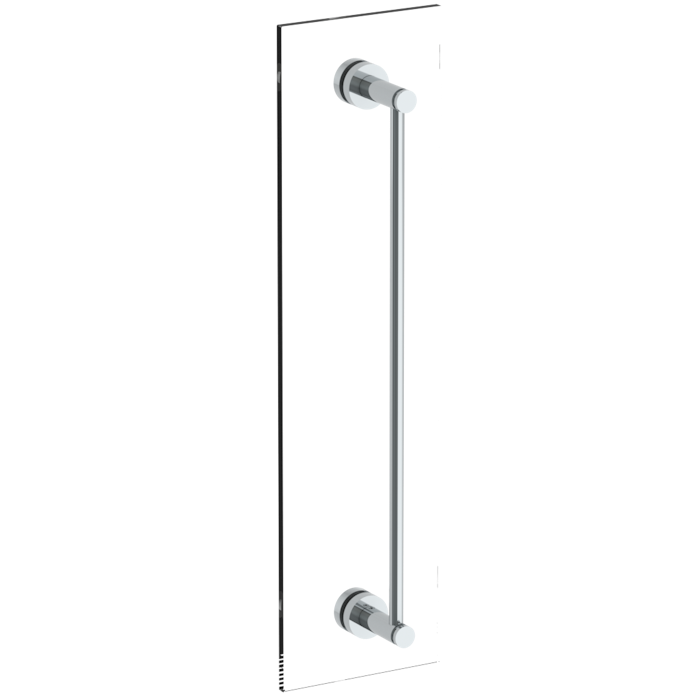 WATERMARK Loft 23 Loft 2.0 24" Shower Door Pull With Knob / Glass Mount Towel Bar with Hook 23-0.1A-SDP (ON SALE)